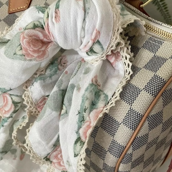 Handmade bag scarf - Picture 3 of 4